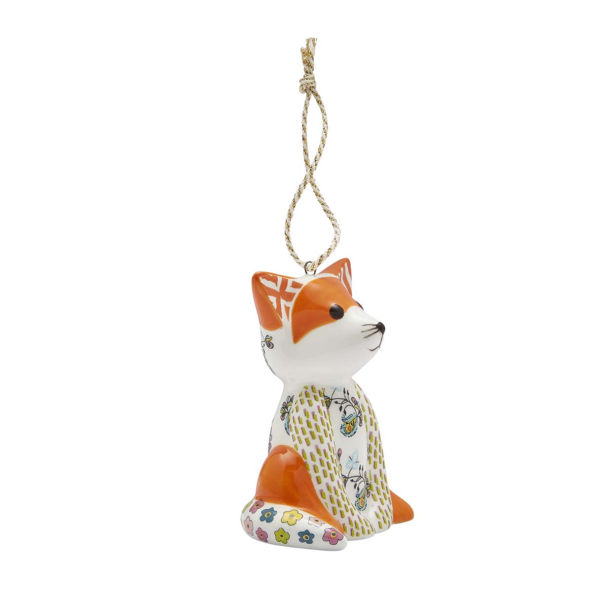 Kit Kemp Patchwork Tally Ho Fox Ornament image number null